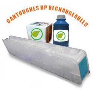 HP 973 - Kit cartouche rechargeable compatible cyan