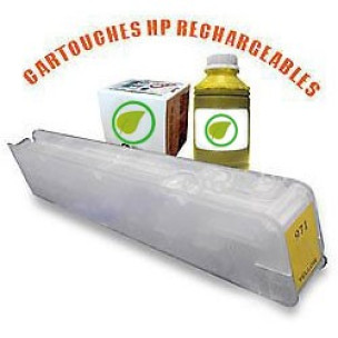 HP 973 - Kit cartouche rechargeable compatible jaune