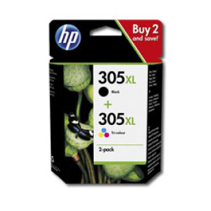 HP 6ZA94AE - Multipack cartouches noir et couleur de marque 305XL