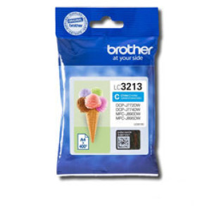 Brother LC3213C - Cartouche d'encre cyan origine Brother LC3213C