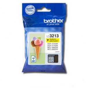 Brother LC3213Y - Cartouche d'encre jaune origine Brother LC3213Y