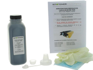 Brother TN230K - Kit de recharge toner compatible Noir