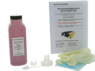 Brother TN230M - Kit de recharge toner compatible Magenta