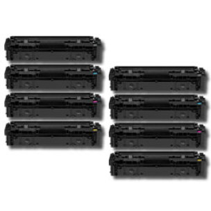 HP 203X - Pack de 8 cartouches de toner compatibles 203X