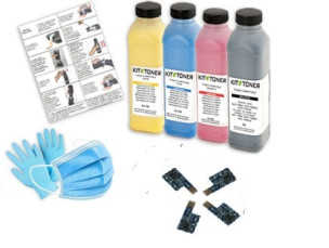 Samsung CLTC404S, CLTY404S, CLTM404S, CLTK404S - Kit de recharge toner compatible 4 couleurs