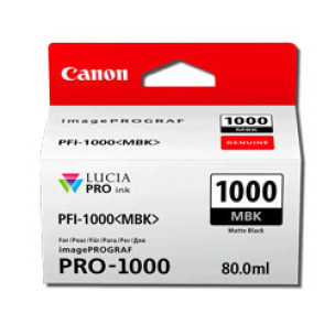 Canon PFI1000MBK - Cartouche d'encre noire mat Canon PFI1000MBK