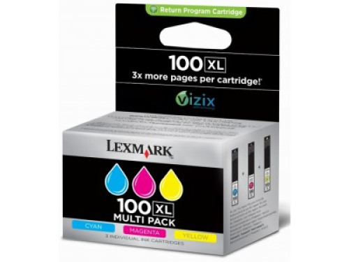 Multipack Cartouches d'encre couleur pour imprimante LEXMARK Interact S600