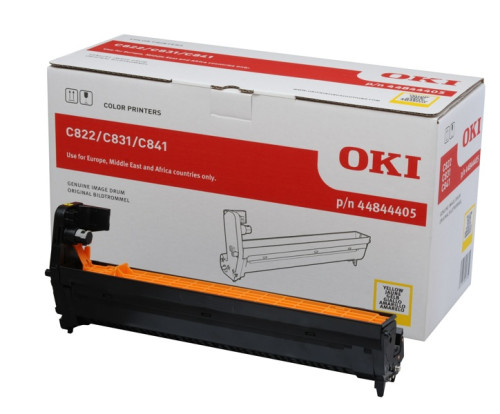 Tambour d’imprimante OKI 46484105 Jaune Noir main image 1