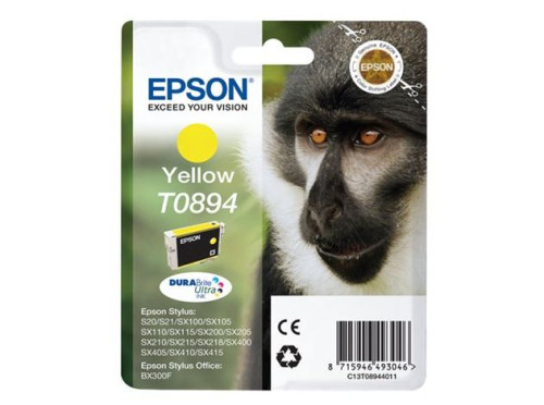 Cartouche d'encre jaune de marque Epson T0894 pour ...