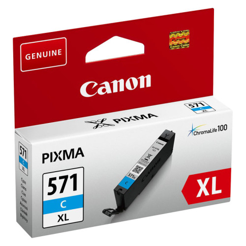 Cartuchos De Impresora D&C 5X Cyan XL Compatibles Para Canon CLI-571 C