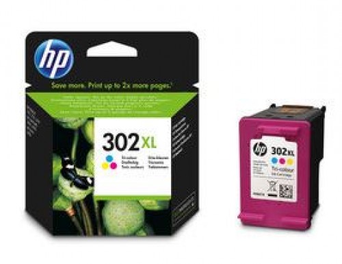 Cartouche d'encre couleur originale HP 302 XL pour imprimante HP