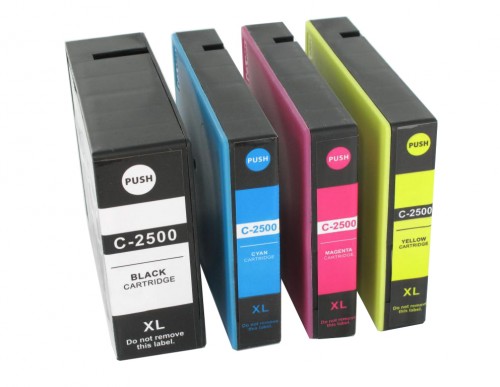 Pack de 4 cartouches d'encre compatibles pour imprimante CANON Maxify MB5050