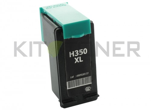 Cartouche d'encre compatible noire 350XL pour HP Photosmart C4580