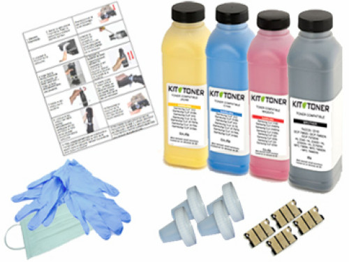 Kit De Recharge Toner Compatible Dell C1765NFW – Noir – Neuf