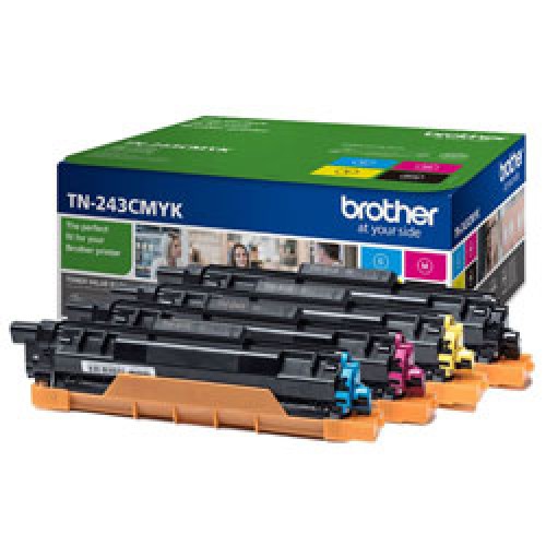 Pack de 4 toners originaux pour imprimante BROTHER MFC L3730CDN