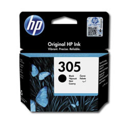 Cartouche d'encre noire de marque 305 pour imprimante HP Deskjet 2722e