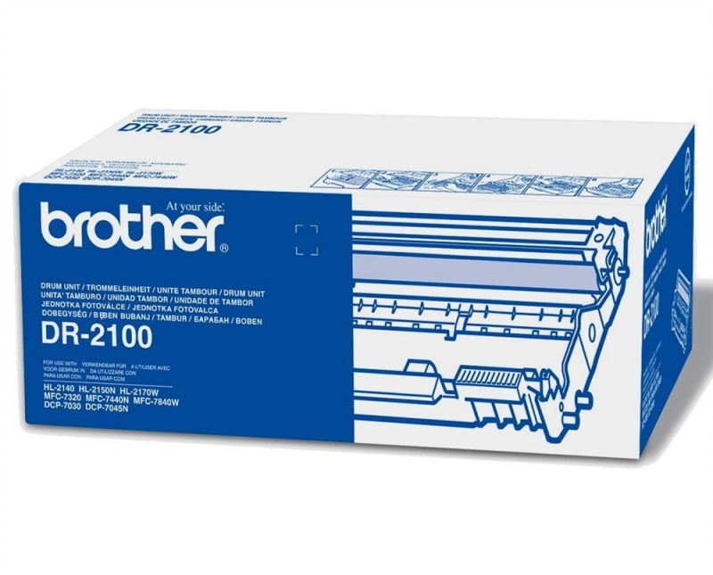 Brother DR2100 - Réinitialisation du drum