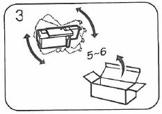 Epson Aculaser C1700, C1750, CX17 - Secouer cartouche