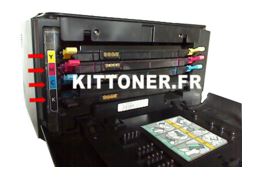 Samsung CLTW409 - Message erreur res. toner exc