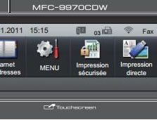 Brother MFC-9970CDW - Ignorer les messages <<toner faible>> ou <<toner vide>>